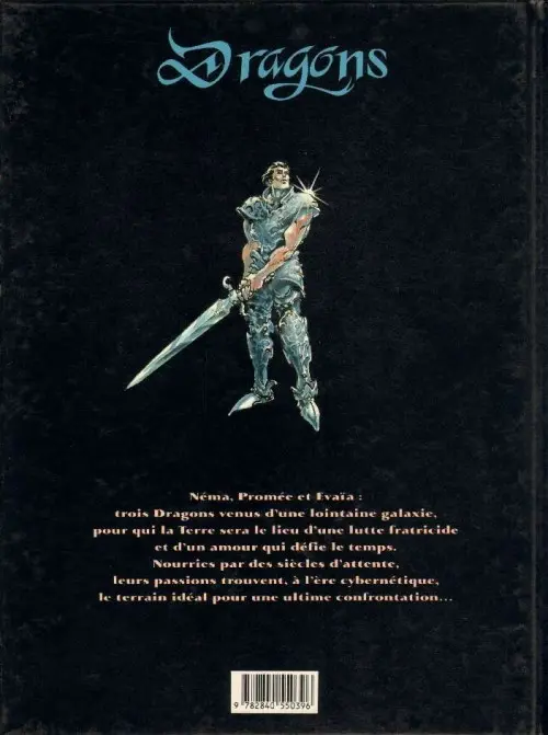 Verso de l'album Dragons Tome 1 Les jouets olympiques