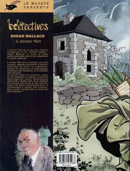 Verso de l'album Edgar Wallace Tome 2 L'archer vert