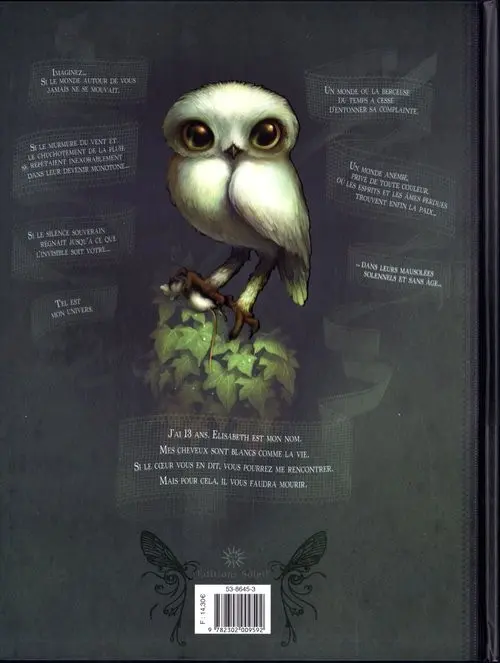 Verso de l'album End Tome 1 Élisabeth