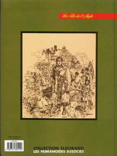 Verso de l'album Les Fils de l'aigle Tome 4 Capucine