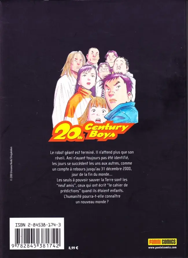 Verso de l'album 20th Century Boys 5