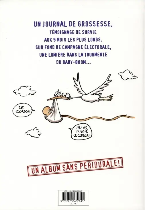 Verso de l'album Le Guide du moutard Le Guide du moutard pour survivre à 9 mois de grossesse