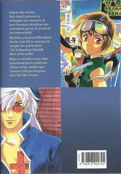 Verso de l'album Immortal rain 1