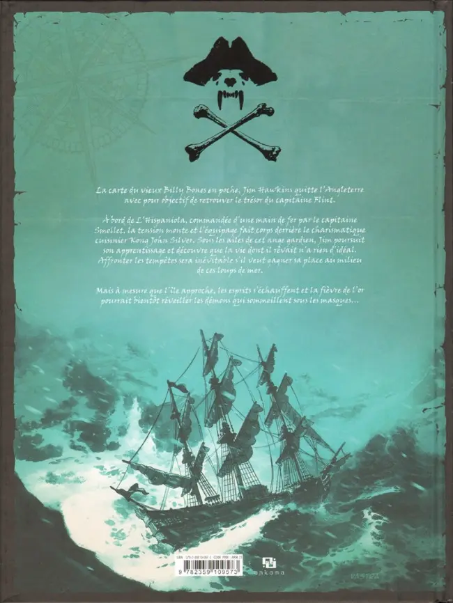 Verso de l'album Jim Hawkins Tome 2 Sombres héros de la mer