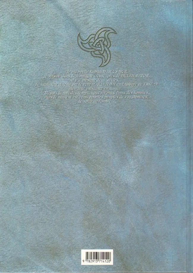 Verso de l'album Les larmes du démon Tome 1 Marie