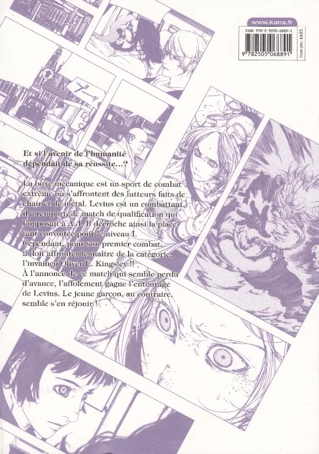 Verso de l'album Levius est Vol. 2
