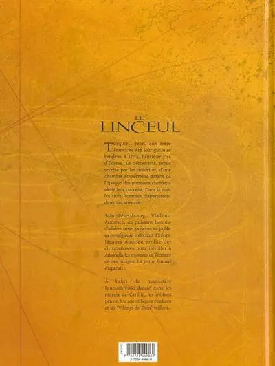 Verso de l'album Le Linceul Tome 3 Les vikings de Dieu