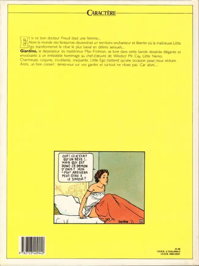 Verso de l'album Little Ego