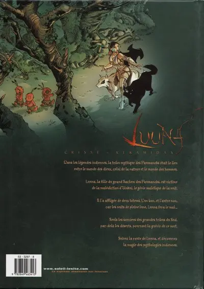 Verso de l'album Luuna Tome 4 Pok-Ta-Pok