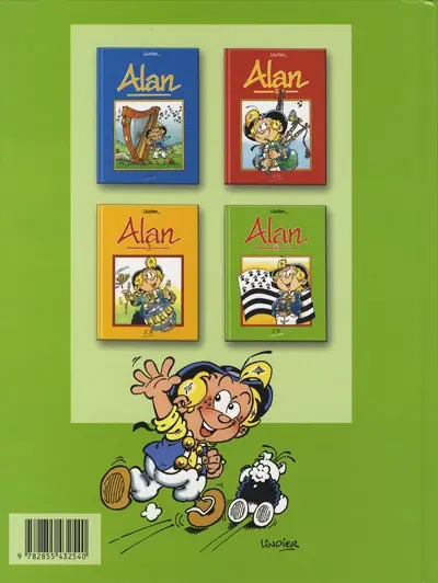 Verso de l'album Alan 4