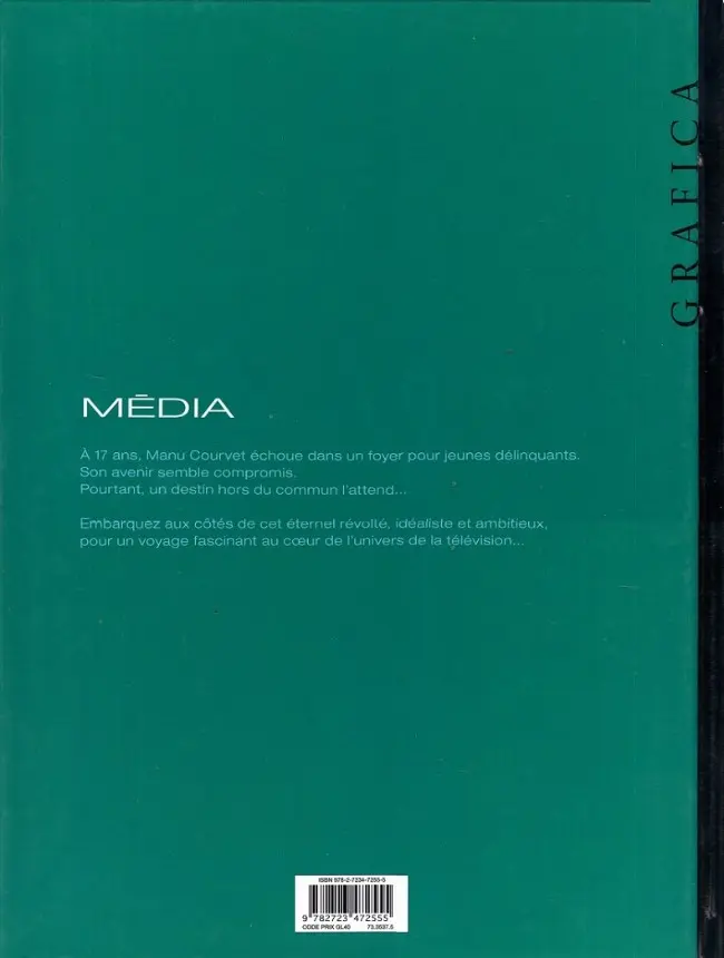 Verso de l'album Média Tome 1 L'idéaliste