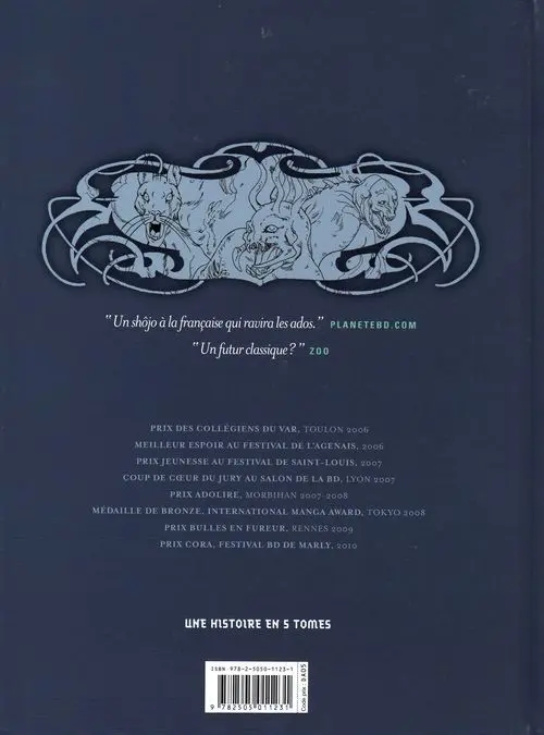 Verso de l'album Nanami Tome 4 Le prince noir