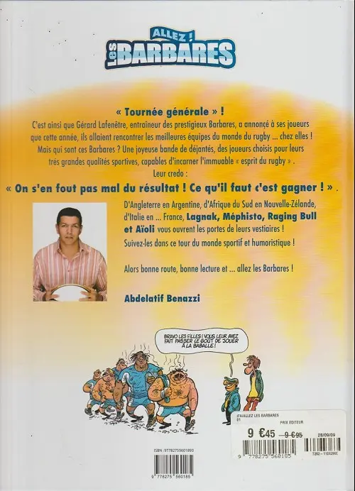 Verso de l'album Allez ! Les Barbares Tome 1