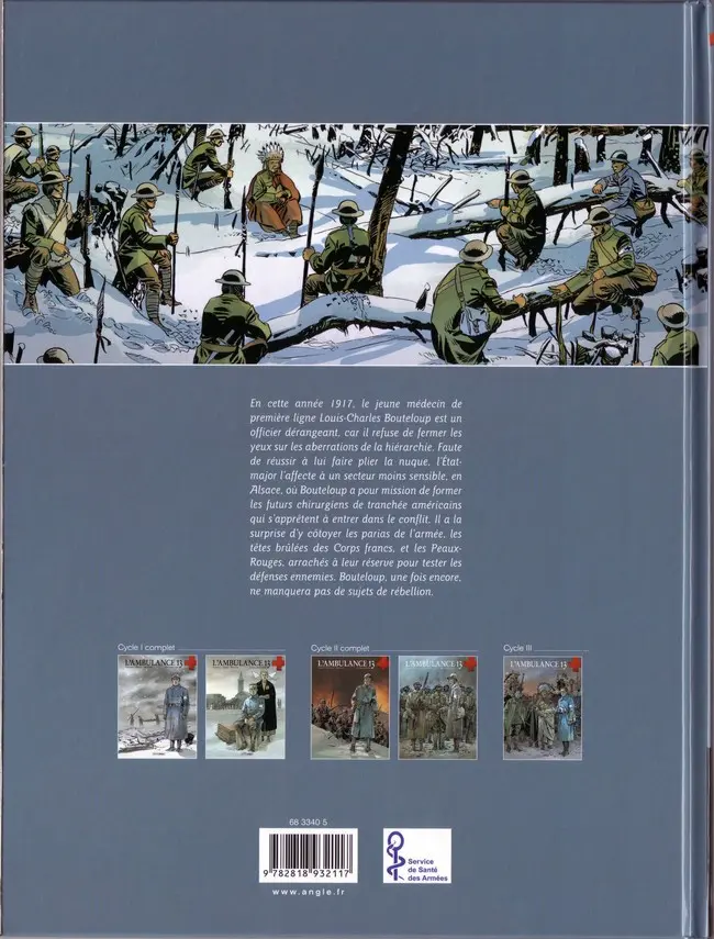 Verso de l'album L'Ambulance 13 Tome 5 Les plumes de fer