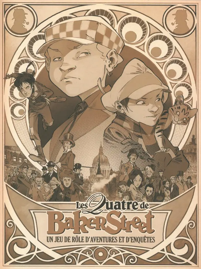 Couverture de l'album Les Quatre de Baker Street Le Jeu de rôle
