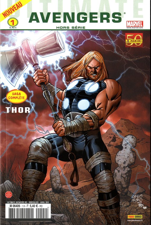 Couverture de l'album Ultimate Avengers Tome 1 Thor