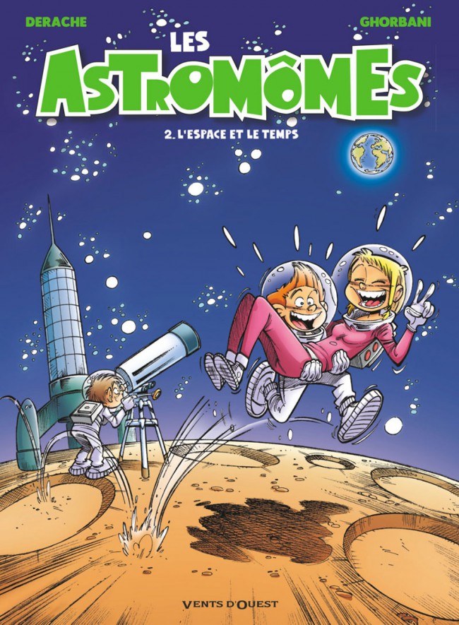 Couverture de l'album Les Astromômes Tome 2 L'espace et le temps