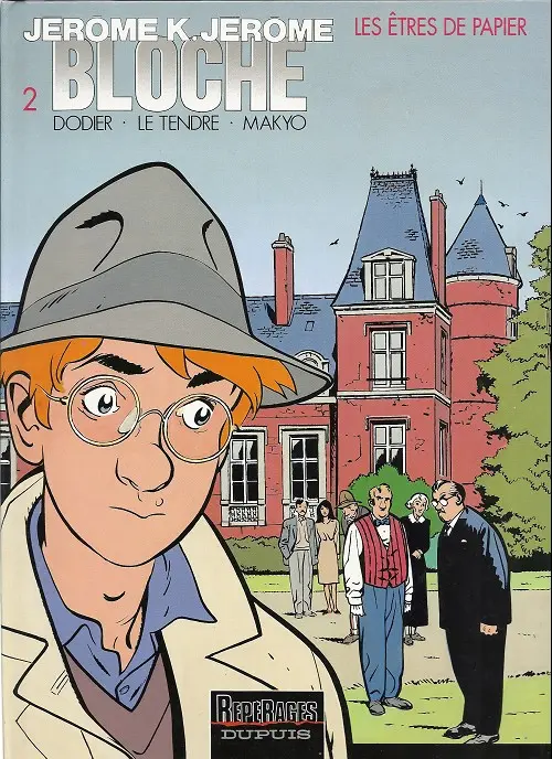 Couverture de l'album Jérôme K. Jérôme Bloche Tome 2 Les êtres de papier