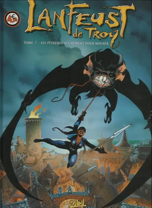 Couverture de l'album Lanfeust de Troy Tome 7 Les pétaures se cachent pour mourir