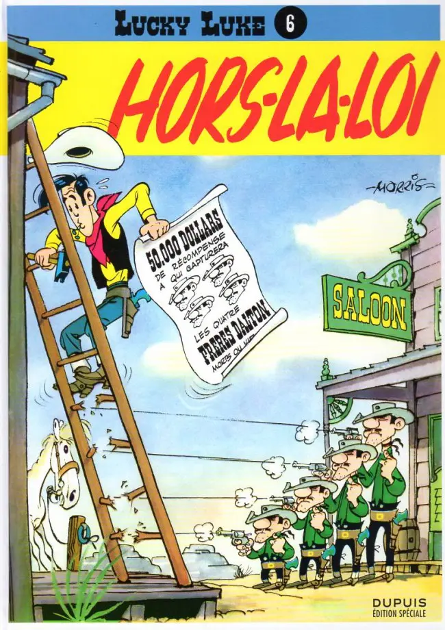 Couverture de l'album Lucky Luke Tome 6 Hors-la-loi