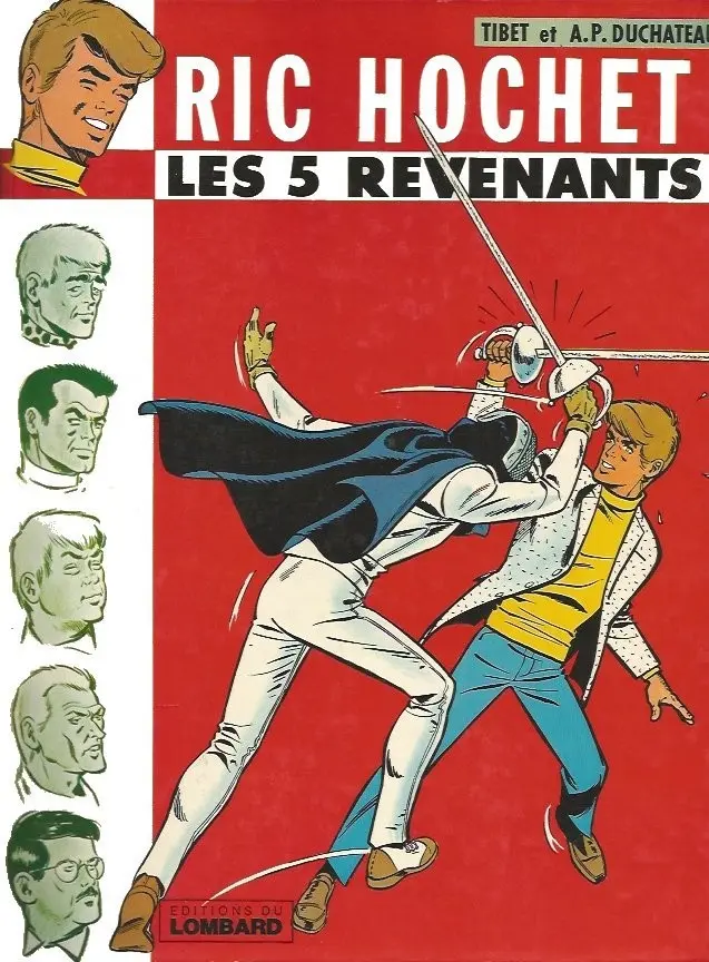 Couverture de l'album Ric Hochet Tome 10 Les 5 revenants