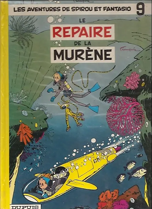 Couverture de l'album Spirou et Fantasio Tome 9 Le repaire de la murène