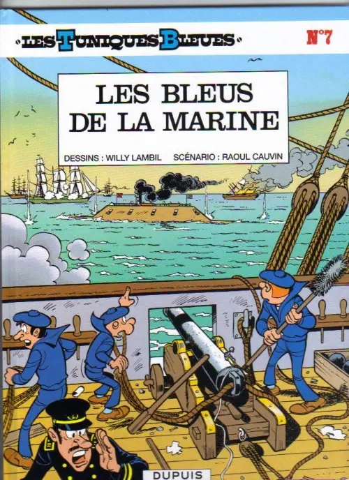 Couverture de l'album Les Tuniques Bleues Tome 7 Les bleus de la marine