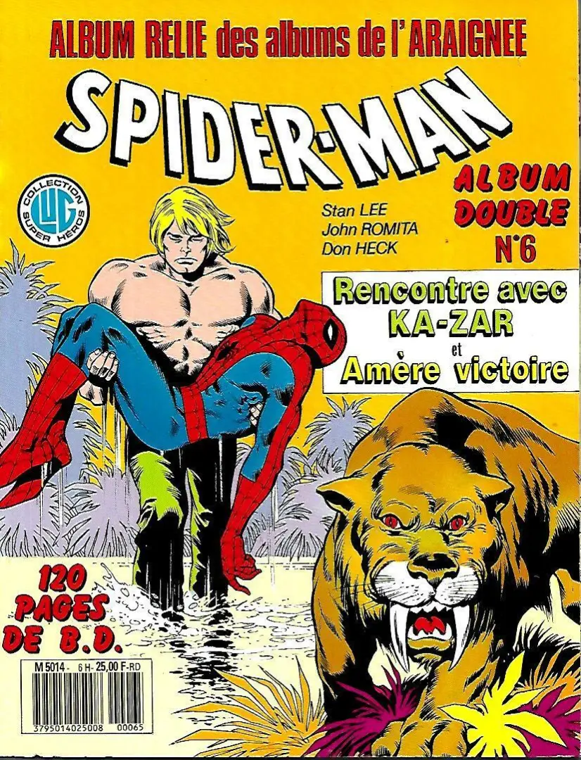 Couverture de l'album Une aventure de l'Araignée Album N° 6