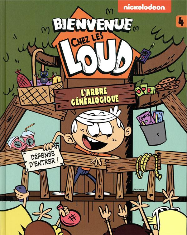 Couverture de l'album Bienvenue chez les Loud Tome 4 L'arbre généalogique