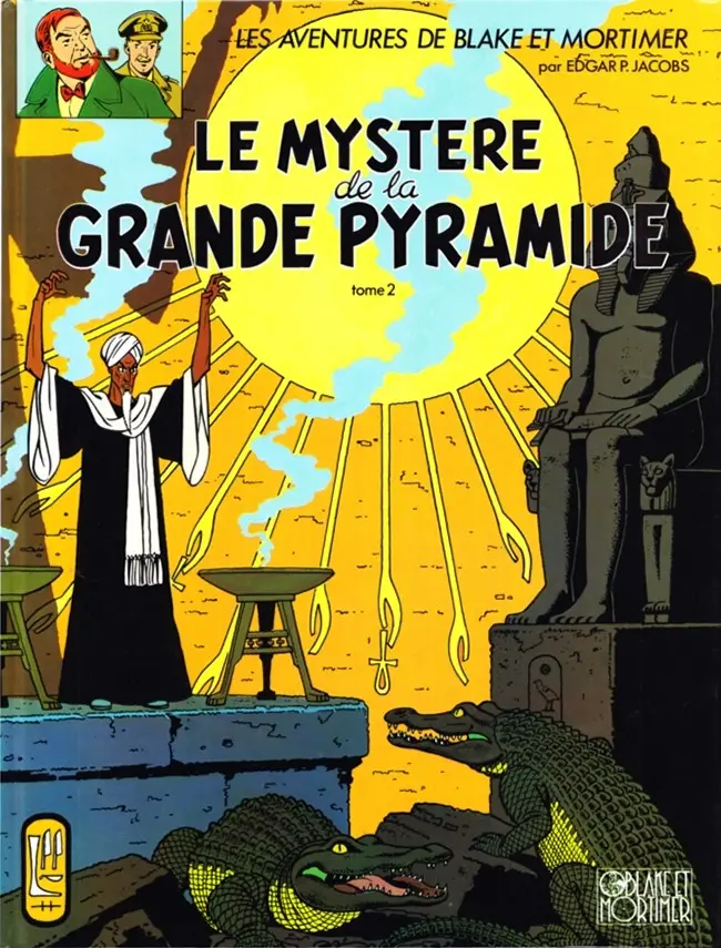 Couverture de l'album Blake et Mortimer Tome 5 Le Mystère de la Grande Pyramide - Tome 2