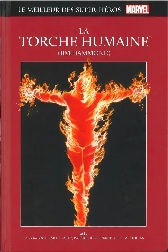 Couverture de l'album Le meilleur des Super-Héros Marvel Tome 15 La Torche Humaine (Jim Hammond)