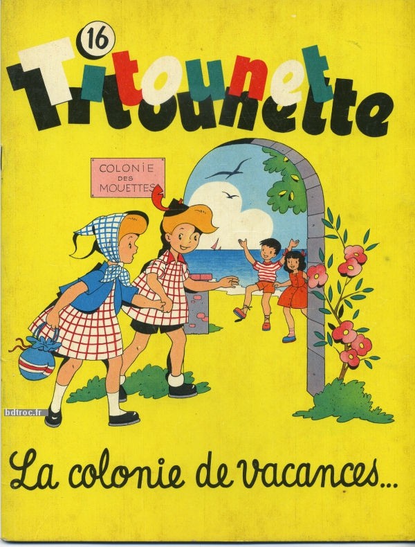 Couverture de l'album Titounet et Titounette Tome 16 La colonie de vacances