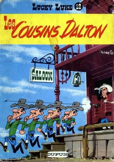 Couverture de l'album Lucky Luke Tome 12 Les cousins Dalton