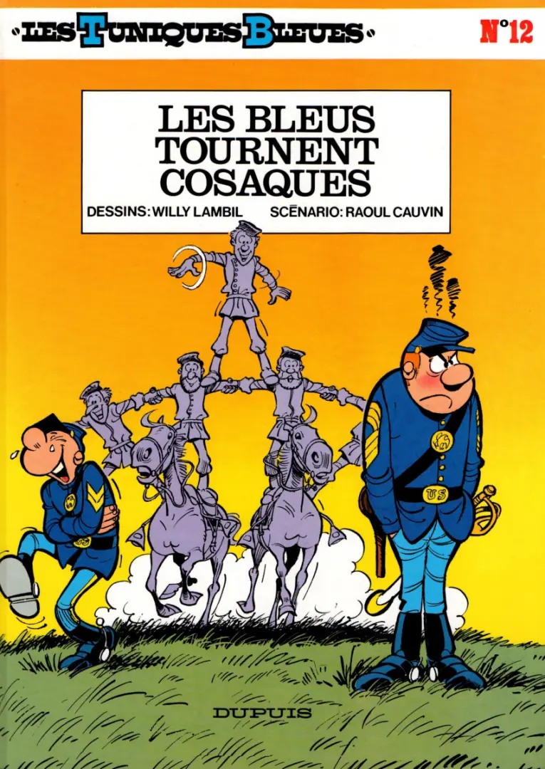Couverture de l'album Les Tuniques Bleues Tome 12 Les bleus tournent cosaques