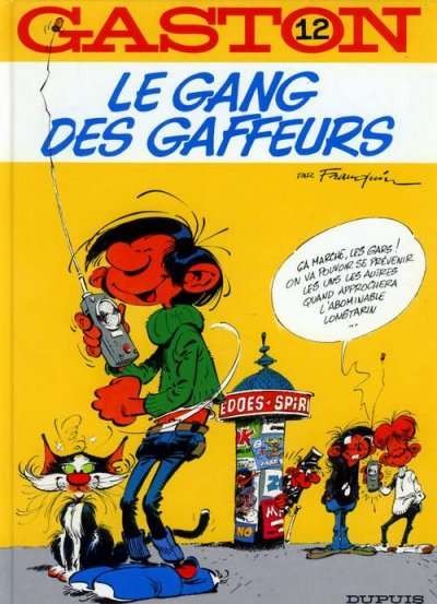 Couverture de l'album Gaston Tome 12 Le Gang des gaffeurs