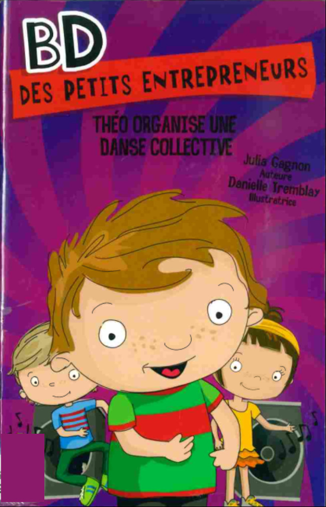 Couverture de l'album BD des petits entrepreneurs 12 Théo organise une danse collective