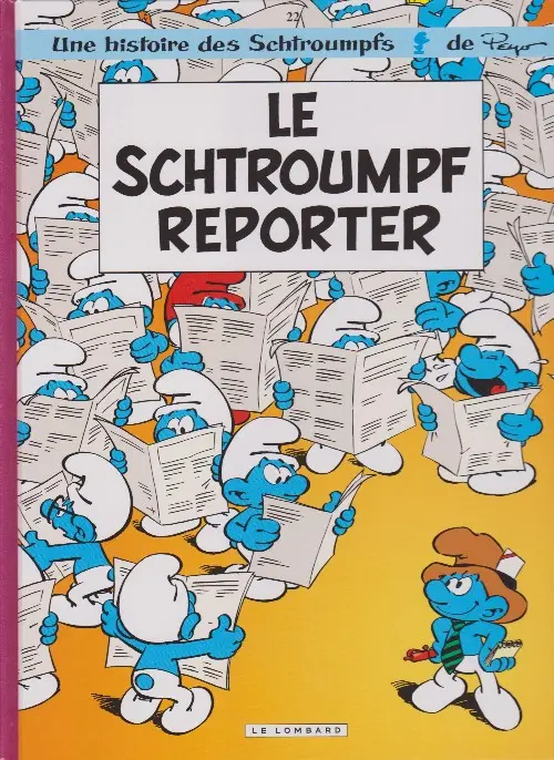 Couverture de l'album Les Schtroumpfs Tome 22 Le schtroumpf reporter
