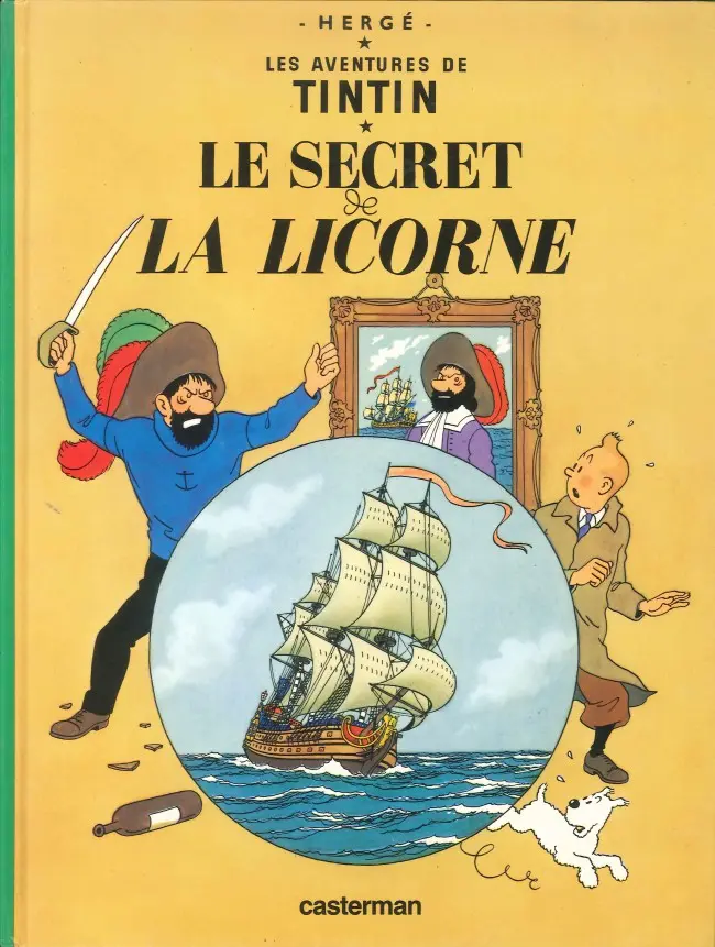 Couverture de l'album Tintin Tome 11 Le Secret de la Licorne
