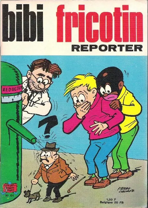 Couverture de l'album Bibi Fricotin 2e Série - Societé Parisienne d'Edition Tome 64 Bibi Fricotin reporter