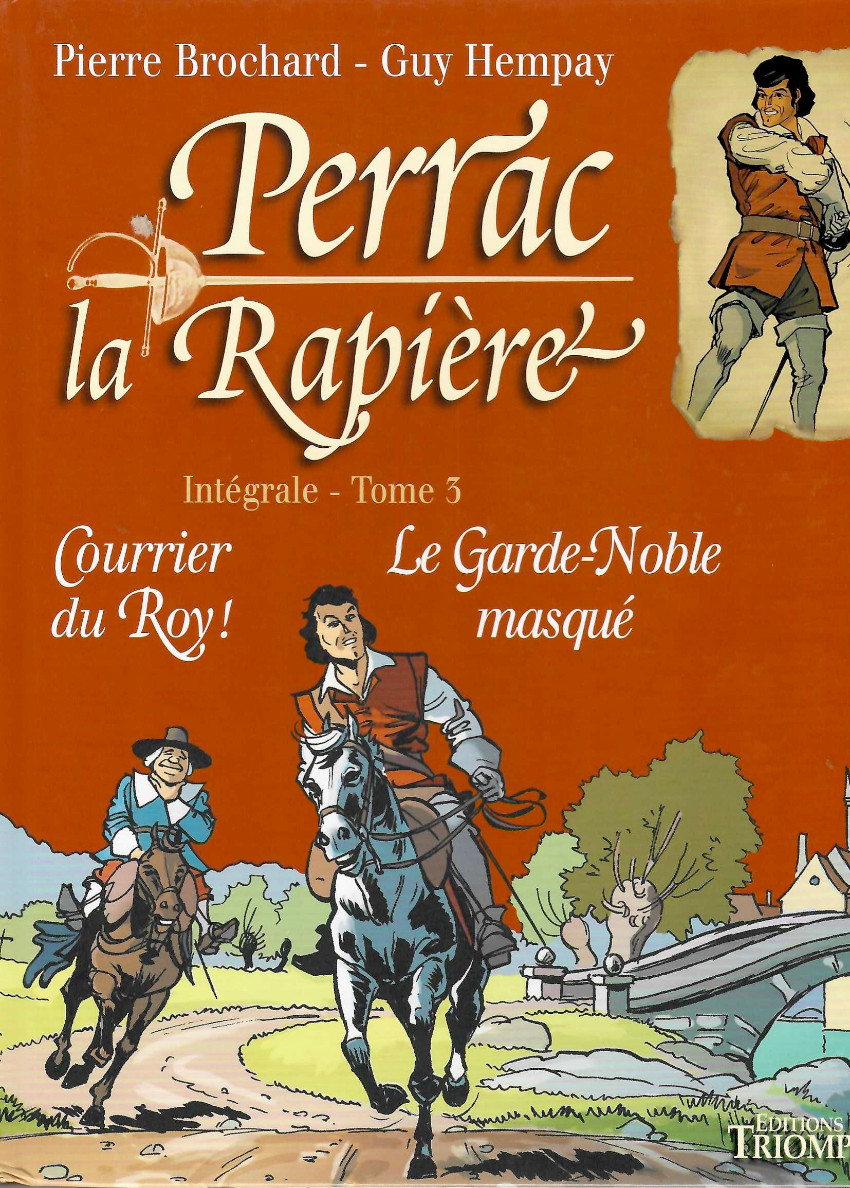 Couverture de l'album Perrac la rapière Tome 3 Courrier du Roy !