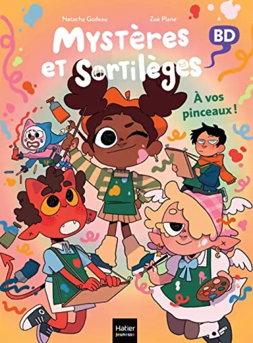 Couverture de l'album Mystères et sortilèges Tome 5 A vos pinceaux !