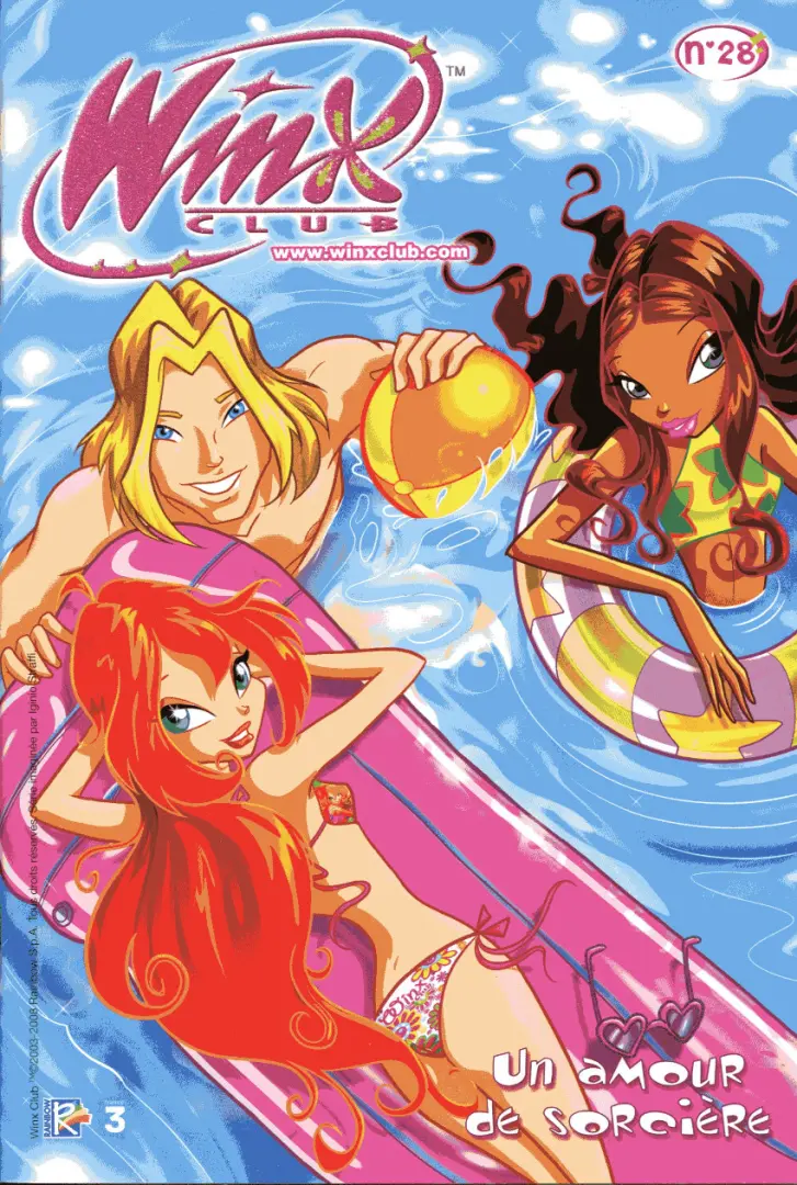 Couverture de l'album Winx Club Tome 28 Un amour de sorcière