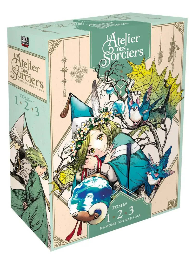 Couverture de l'album L'Atelier des sorciers Edition Grimoire Tomes 1-2-3