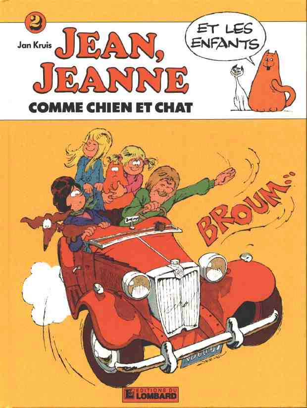 Couverture de l'album Jean, Jeanne et les enfants Tome 2 Comme chien et chat