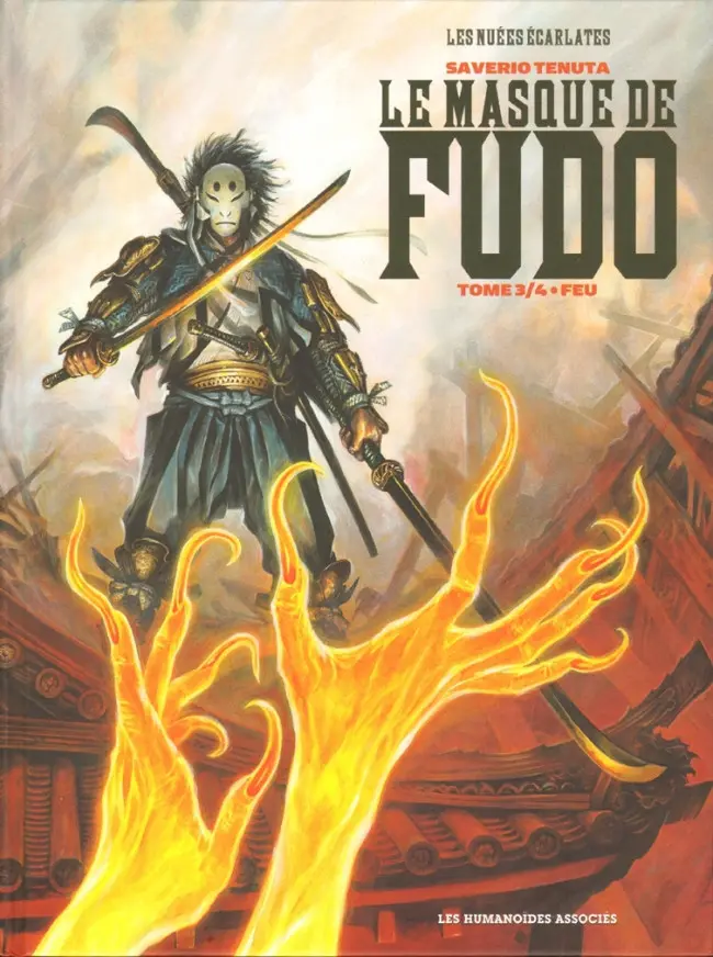Couverture de l'album Le Masque de Fudo Tome 3/4 Feu