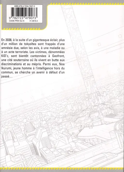 Verso de l'album Amnesia 01