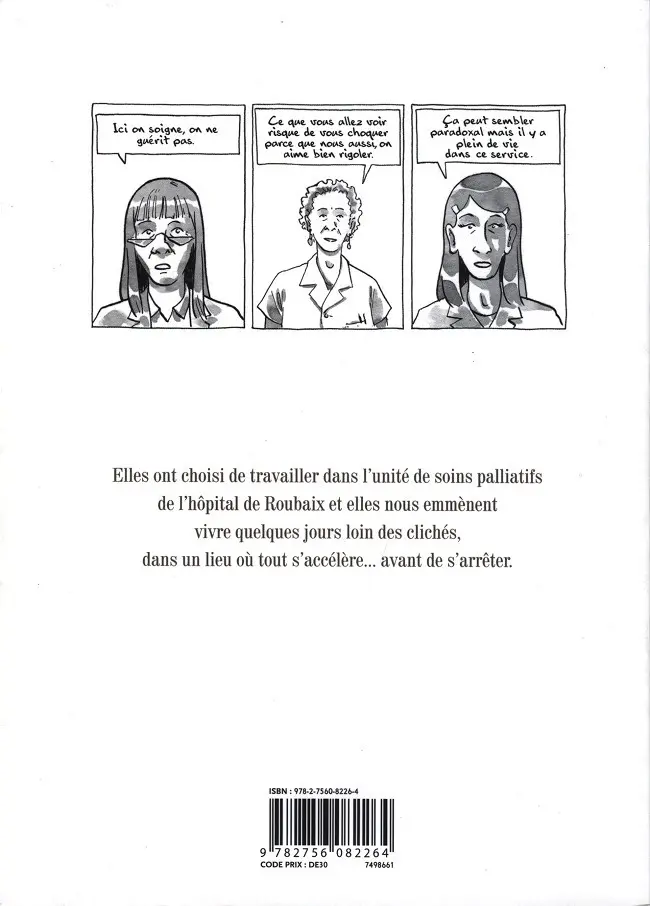 Verso de l'album Quelques jours à vivre