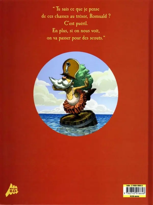 Verso de l'album Ratafia Tome 1 Mon nom est Capitaine