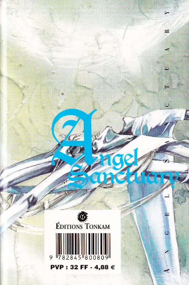 Verso de l'album Angel Sanctuary 4