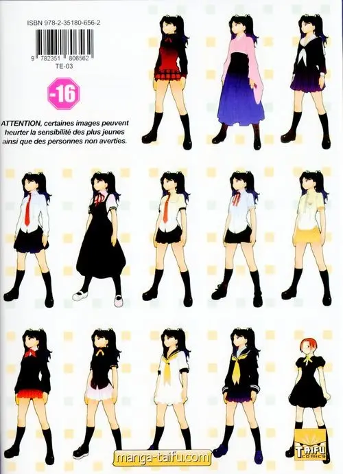 Verso de l'album Shoujo Sect 2
